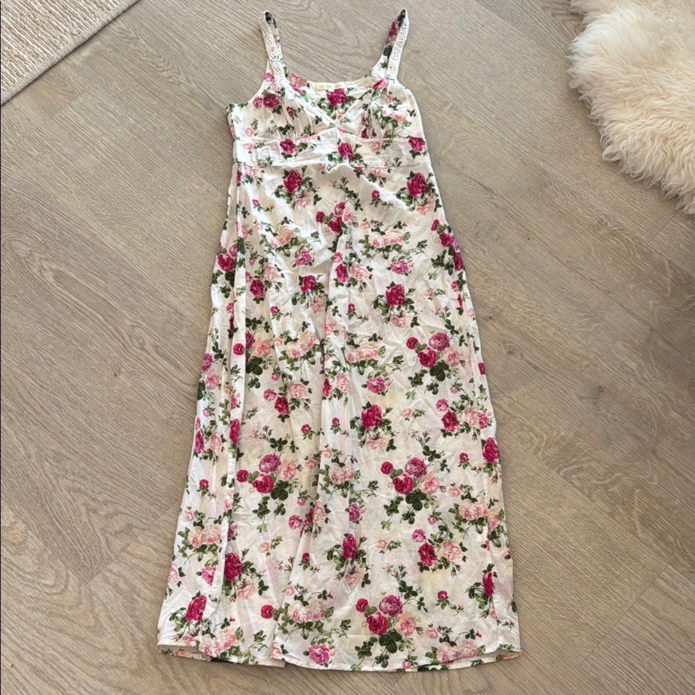 LoveshackFancy Floral Midi Dress